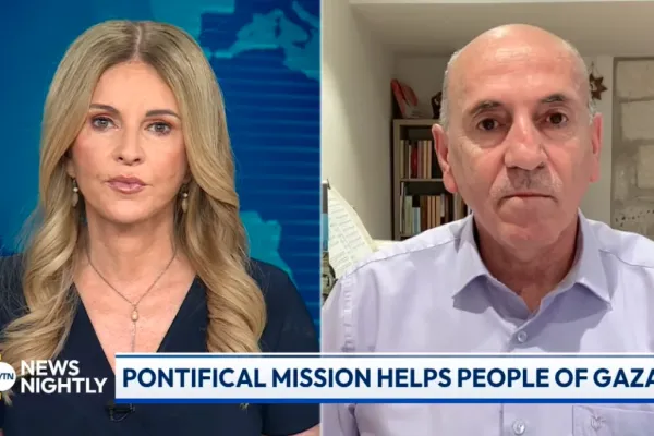 Director of Jerusalem Pontifical Mission Assesses Situation in Gaza after Catholic Church Attack