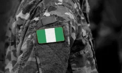 Flag of Nigeria on soldiers arm. | Credit: Bumble Dee/Shutterstock