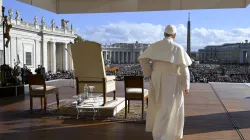 Pope Leo XIV holds his weekly general audience in St. Peter’s Square at the Vatican on Nov. 19, 2025. / Credit: Vatican Media