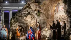 The Vatican unveiled its annual Nativity scene on Dec. 9, 2023, paying special tribute to the origins of the beloved tradition on its 800-year anniversary. | Credit: Credit: Daniel Ibañez/EWTN