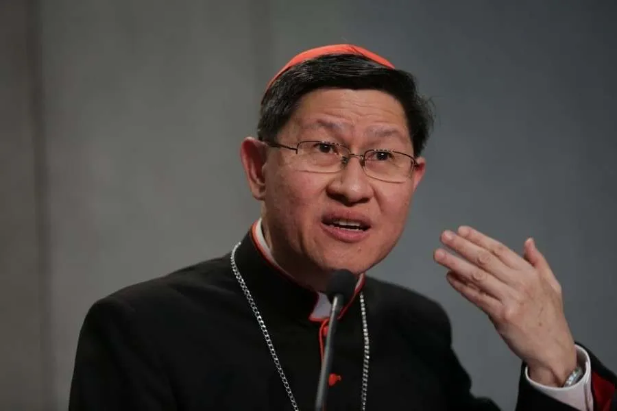 Cardinal Luis Antonio Tagle of Manila, Philippines. Credit: Daniel Ibanez/CNA