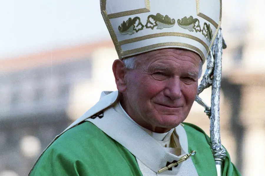 Pope John Paul II circa 1991. null