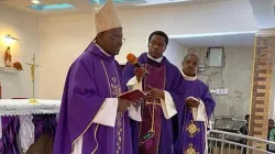Archbishop Ignatius Ayau Kaigama at St. Francis Xavier Pastoral Area, Baron Goni of Abuja Archdiocese. Credit: Abuja Archdiocese