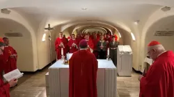 The visit of the German bishops to Rome in November 2022 began with a Holy Mass in the grottoes of St. Peter's Basilica. | German Bishops' Conference/Matthias Kopp