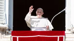 Pope Francis delivers his Angelus address on Dec. 19, 2021. Vatican Media
