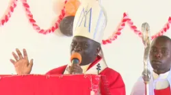 Archbishop Philip Subira Anyolo during Confirmation Mass at St Ignatius of Loyola Kenya Prisons Chaplaincy of the Archdiocese of Nairobi on 7 October 2022. Credit: Courtesy Photo