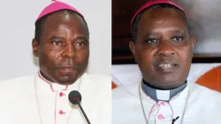 Bishop Luzizila Kiala (left) of Angola’s appointed Archbishop of Angola's Malanje Archdiocese and  Antoine Cardinal Kambanda (right) of Rwanda’s Kigali Archdiocese named a member to the Vatican’s Congregation for Catholic Education. Credit: Courtesy Photo
