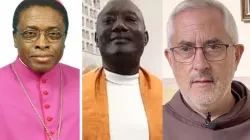 Bishop Denis Chidi Isizoh (left), Mons. Bob John Hassan Koroma (center) and Mons. Emilio Rocha Grande (right). Credit: Courtesy Photo