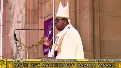 The Archbishop of Pretoria, Dabula Mpako during the special Synod Mass on February 21. / Archdiocese of Pretoria/ Facebook