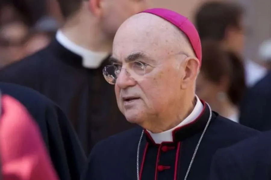 Archbishop Carlo Viganò. Credit: Edward Pentin / EWTN News