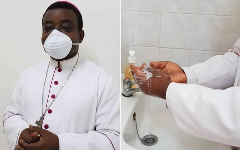 Archbishop Nicodéme Anani Barrigah of Lome Archdiocese calling on Togolese to adopt new Habits to avoid the spread of COVID-19. / Radio Maria Togo
