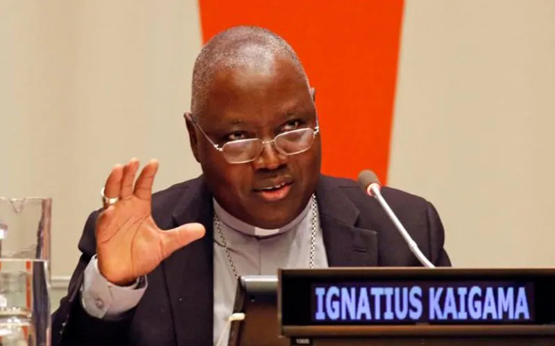 Newly appointed Archbishop Ignatius Kaigama of Abuja in Nigeria