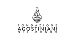 The logo of Agostiniani nel Mondo Foundation that is working in 50 countries in the world.