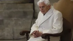 Pope Benedict XVI revealed in a letter to his biographer that insomnia was the "central reason" why resigned in 2013. / Paul Badde/CNA