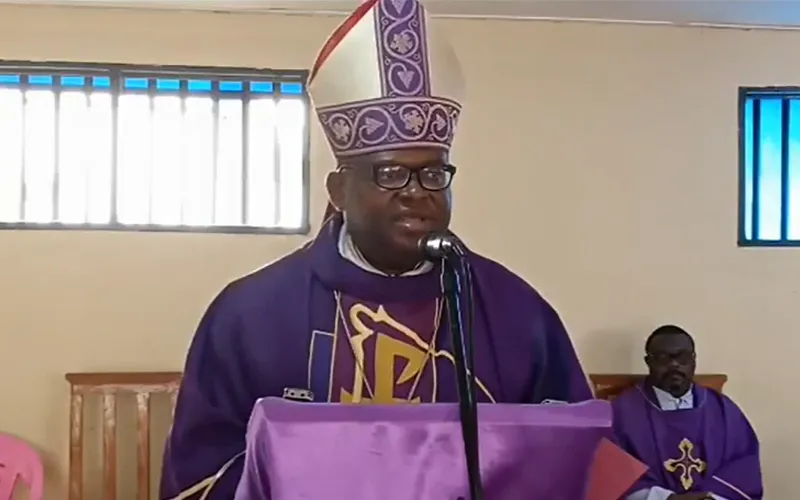 Bishop Michael Miabesue Bibi of Cameroon's Buea Diocese. Credit: Buea Diocese