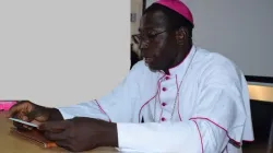 Bishop Jonas Dembélé reading the message of the members of the Episcopal Conference of Mali (CEM)/ Credit: Courtesy Photo