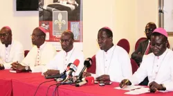 Catholic Bishops in Senegal during a press conference in Dakar in March 2019.