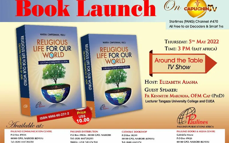 Psoter announcing the May 5 book launch. Credit: Pauline Publications Africa