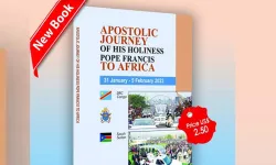 Front page of the newly published book bearing an imprint of Pope Francis' third visit to Sub-Saharan Africa between January 31 and February 5 by Paulines Publications Africa. Credit: Paulines Publications Africa