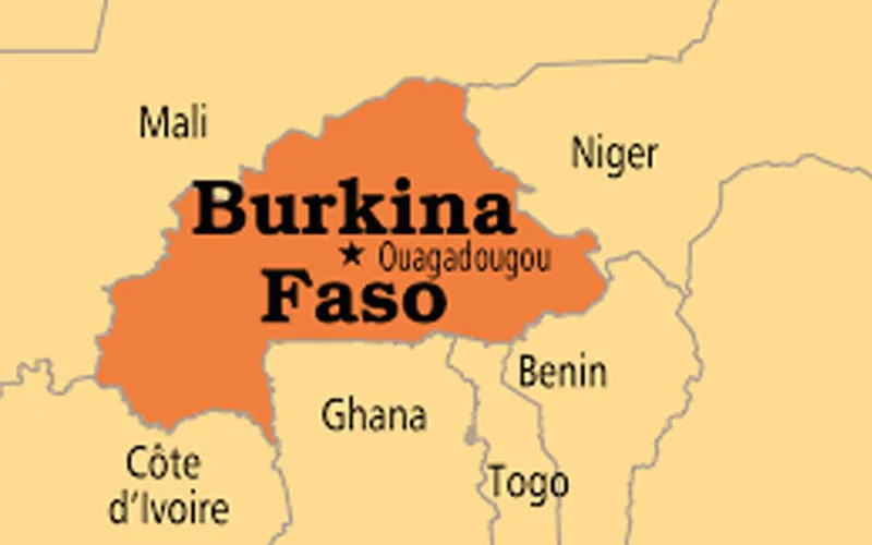 Map showing Burkina Faso and her neighbours. Credit: Public Domain