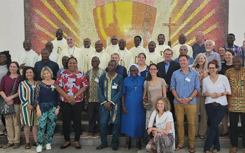 Some participants at the workshop organized by the Catholic Bishops' Conference of Liberia (CABICOL) in collaboration with the German Bishops conference commission of Justice and Peace, and AGIAMONDO on the theme: "Dealing with the Past and ReconciliationLearning in the Light of Liberian Experience" in Monrovia. Credit: CABICOL
