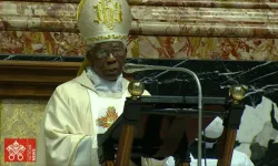 Francis Cardinal Arinze during the Holy Mass at the Vatican. Credit: Vatican Media