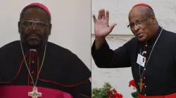 Wilfrid Fox Cardinal Napier (right) and Archbishop-elect Siegfried Mandla Jwara (left) of South Africa's Durban Archdiocese. Credit: Courtesy Photo