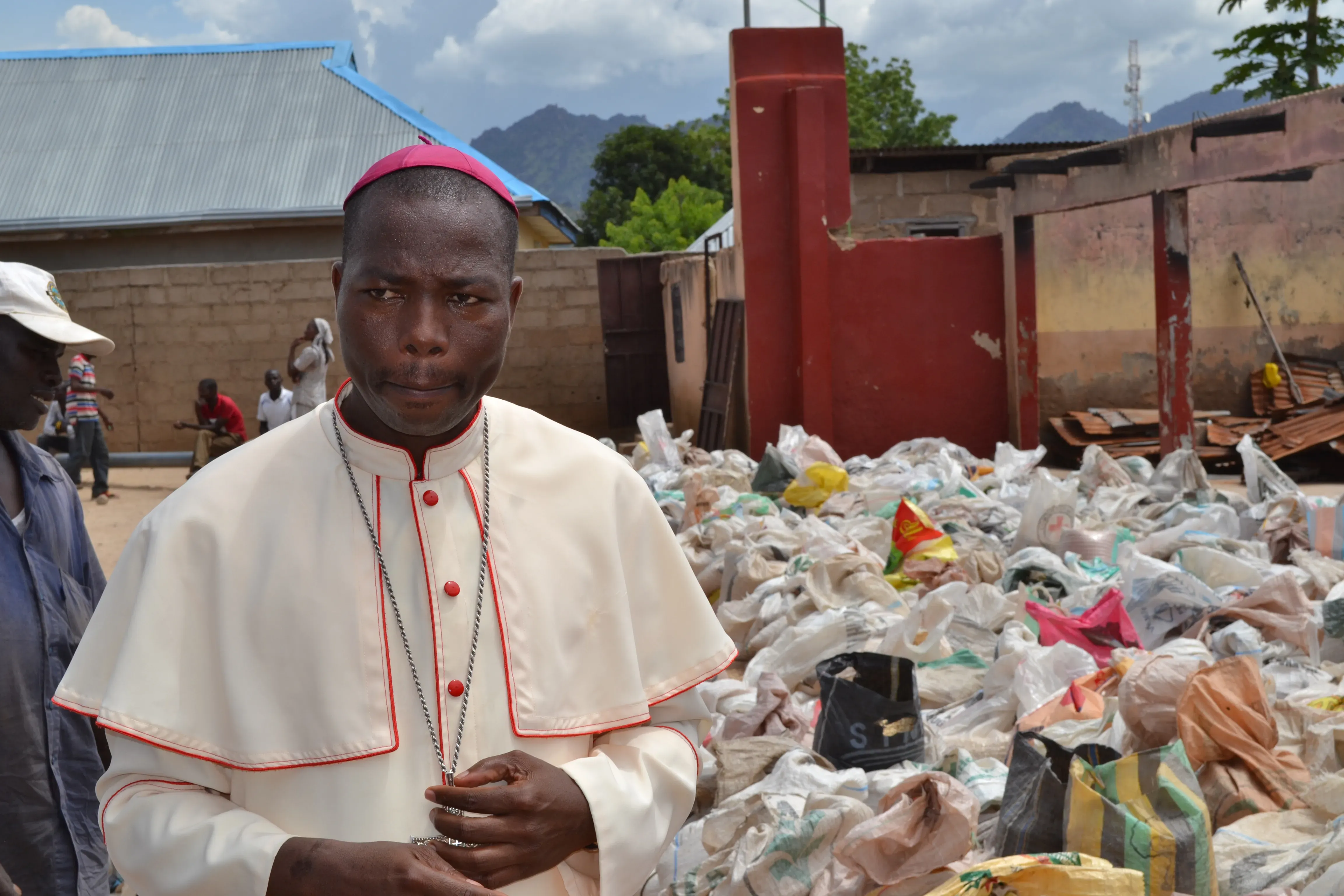 Bishop Stephen Dami Mamza of the Diocese of Yola, pictured in 2015. Ogalaemmauel/CC BY-SA 4.0