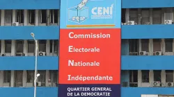 The headquarters of the Independent National Electoral Commission (CENI) in DR Congo