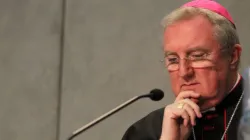 Archbishop Arthur Roche at a Vatican press conference on Feb. 10, 2015. | Bohumil Petrik/CNA.