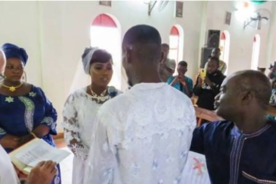 A wedding ceremony presided over by Fr. Casamayor in Niger. Credit: Agenzia Fides.