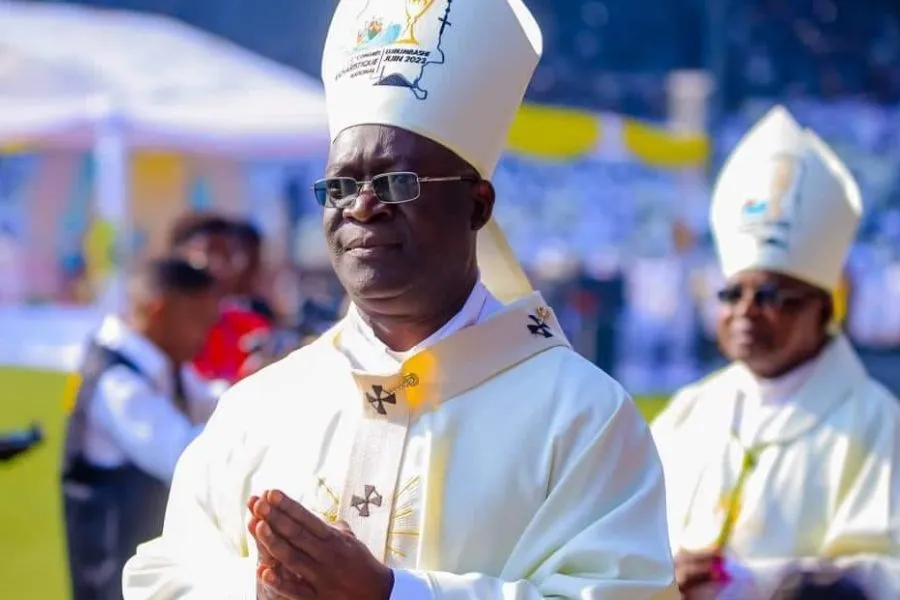 Archbishop Fulgence Muteba Mugalu of Lubumbashi Archdiocese in DRC. Credit: CENCO