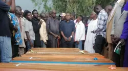 A recent mass burial of victims of Fulani attacks in Riyom, local government area served by St. Laurence Parish of Nigeria's Catholic Archdiocese of Jos. Credit: Fr. George Barde