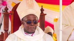 Bishop Lawrence Mukasa of Kasana-Luweero Diocese in Uganda. Credit: Uganda Catholics Online