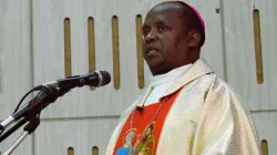 Bishop Joseph Mwongela during Holy Mass on the third day of the Catholic Private Education Institutions Association (CaPEIA) conference. Credit: CUEA