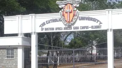 The Entrance to the Catholic University of Eastern Africa (CUEA) in Nairobi, Kenya. Credit: CUEA