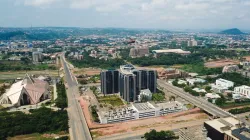 Aerial landscape view of Abuja City Business District. Credit: Tayvay via Shutterstock