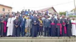 Members of the Yaounde Provincial Episcopal Conference (CEPY) with authorities after the opening ceremony of their first annual session. Credit: Diocese of Ebolowa