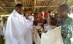 Fr. Patrick Lonkoy Bolengu, a Mill Hill Missionary Priest serving in St. Francis of Paola Parish of the Archdiocese of Kinshasa. Credit: Fr. Patrick Lonkoy Bolengu