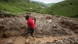 A miner in eastern DR Congo / Griff Tapper / AFP / Getty Images