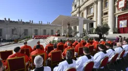 Pope Francis created 21 new cardinals from across the world at the Saturday morning, Sept. 30, 2023, consistory in St. Peter’s Square. | Credit: Vatican Media