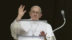 Pope Francis speaks during his Angelus address on Sept. 17, 2023. | Vatican Media