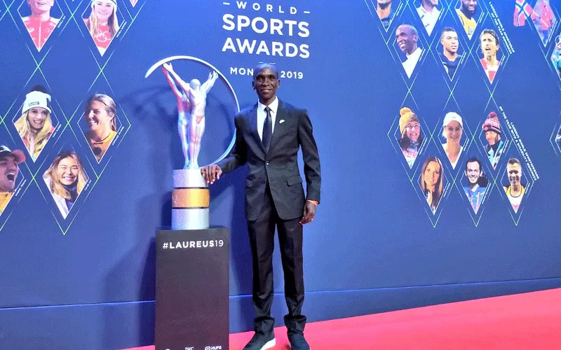 Kenya's Eliud Kipchoge Winner World Sport Star of the Year 2019