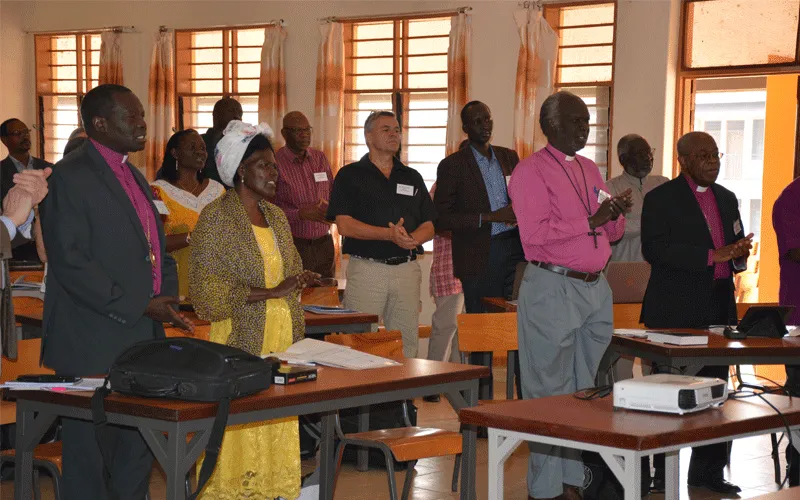 ENSS Members and Partners at Juba-based Good Shepherd Peace Centre in Rejaf County, South Sudan / Shakira Lakoyo, SSCC