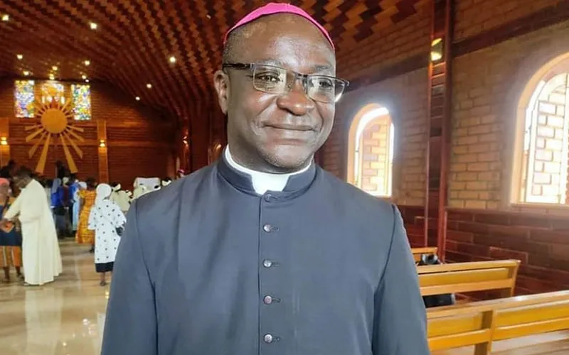 Mons. Ephrem Ndjoni, appointed Bishop of Gabon's Franceville Diocese on 25 July 2022. Credit: Franceville Diocese