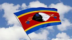 The flag of Eswantini/ Credit: Shutterstock