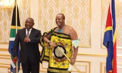 President of the Republic of South Africa, Cyril Ramaphosa, and King Mswati. Credit: Courtesy Photo