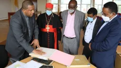 Leaders of the Catholic Church in Ethiopia during a September 17 bilateral meeting with officials of the Federal Immigration Nationality and Vital Events Agency. / Ethiopian Catholic Secretariat/ Facebook