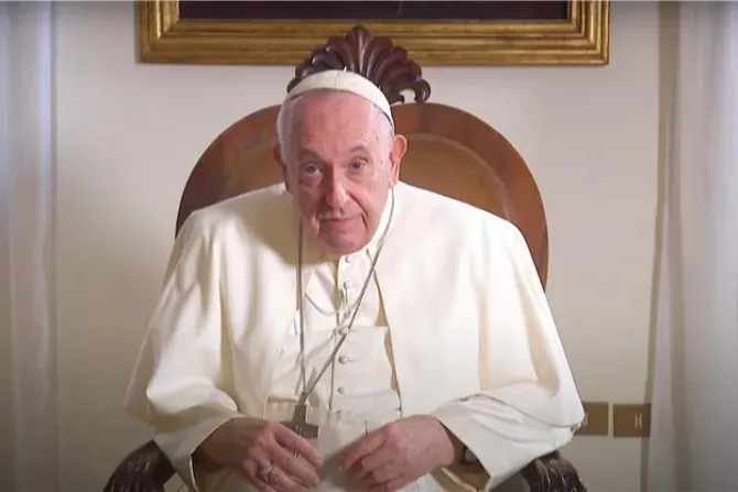 Screen shot from The Pope Video