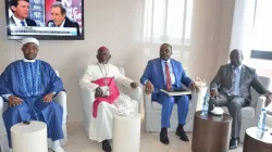 Religious Leaders in Gabon after taking part in Ecumenical Service for Peace in the country, Sunday January 5, 2020.